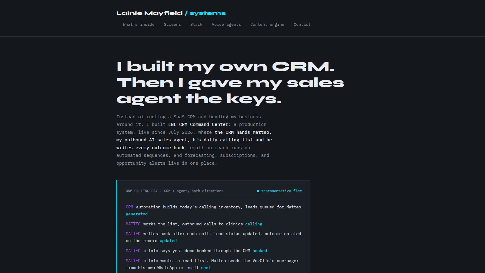 CRM Command Center